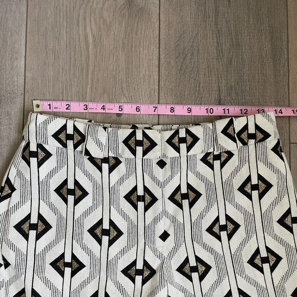 Sass & Bide geometric pattern white shorts - Picture 10 of 11